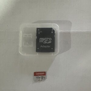 Lenovo MicroSD Card with Adapter - Black and Red